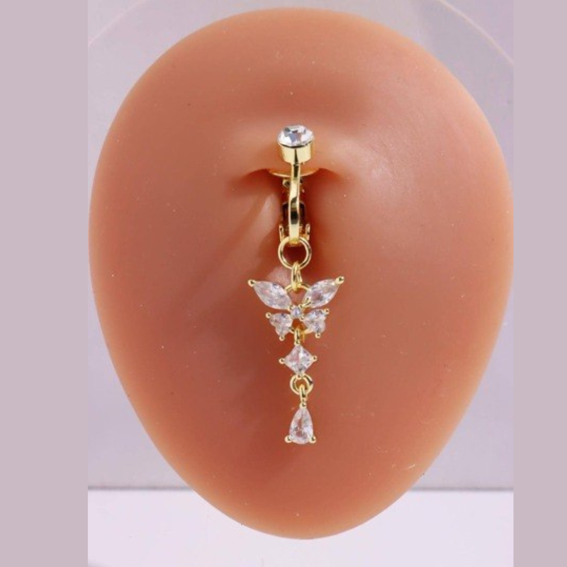 Pack 3 Piercings Papillons sans perçage