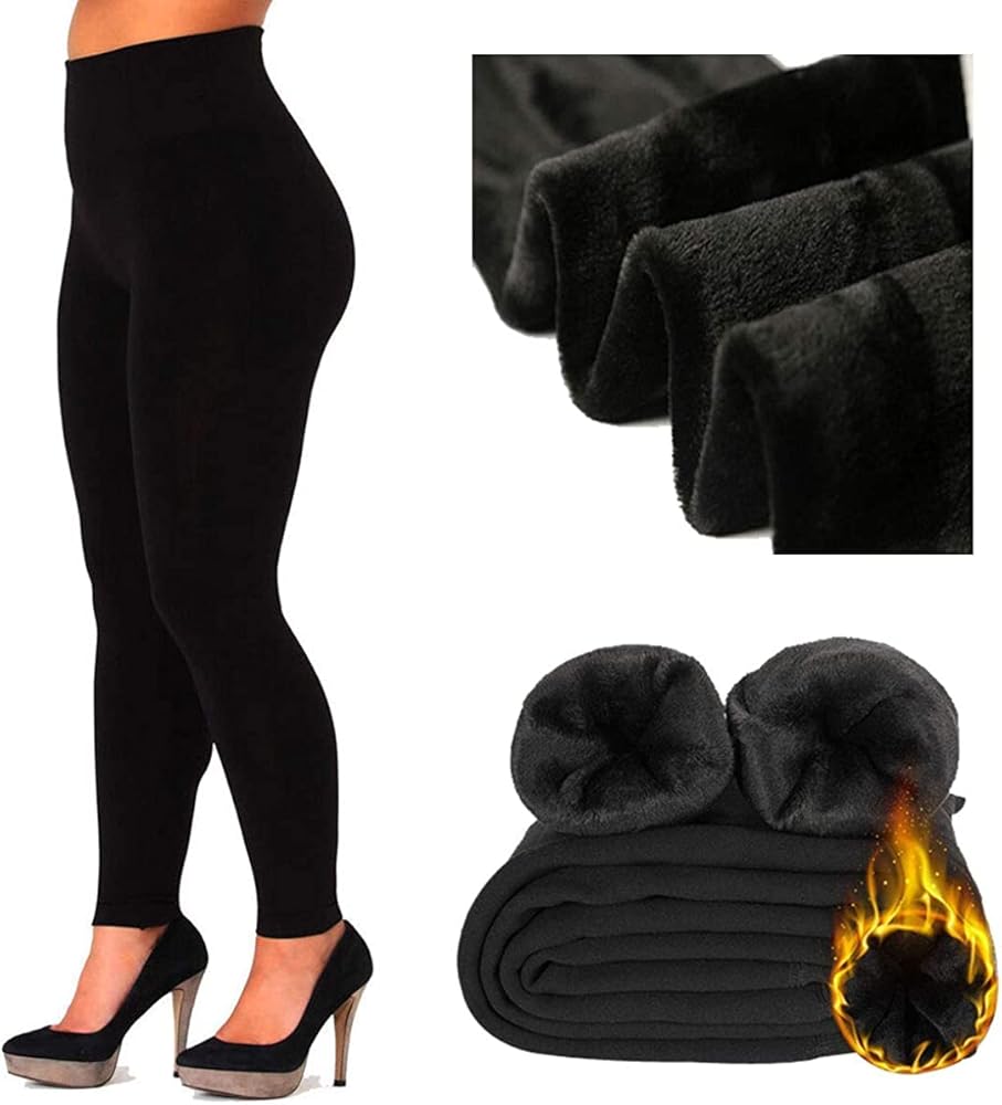 Pack de 2 Leggings en polaire pour femmes