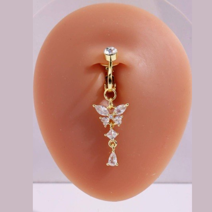 Pack 3 Piercings Papillons sans perçage
