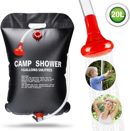 20L : Sac de douche de camping