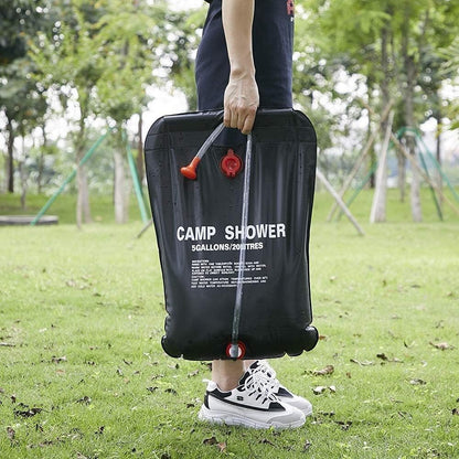 20L : Sac de douche de camping