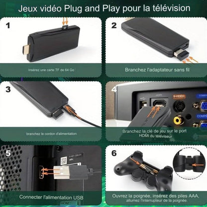 Game stick 4k 20000 JEUX