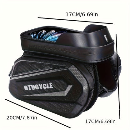 Sacoche de Rangement pour Vélo avec Fenêtre Tactile