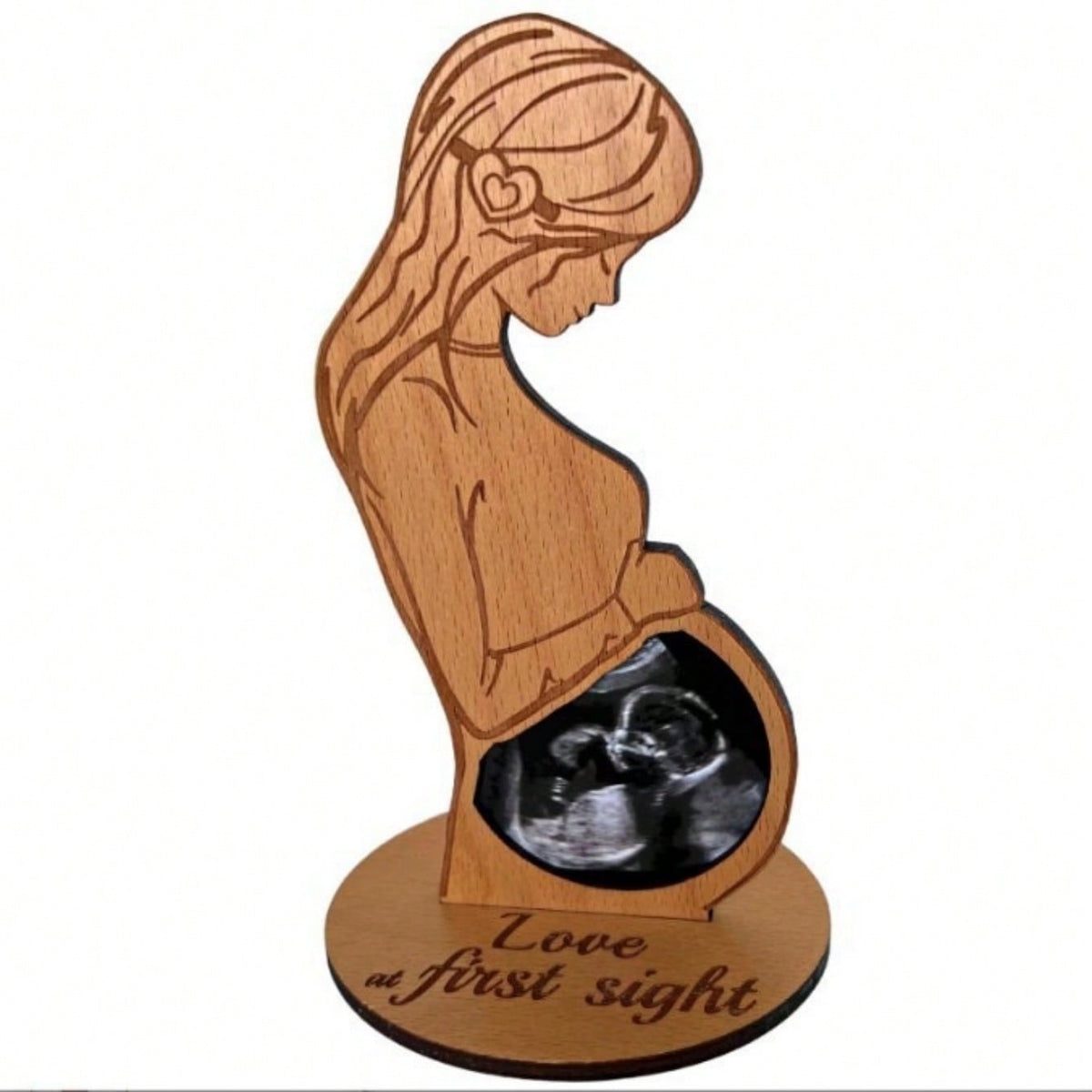 Cadre Échographie Femme Enceinte