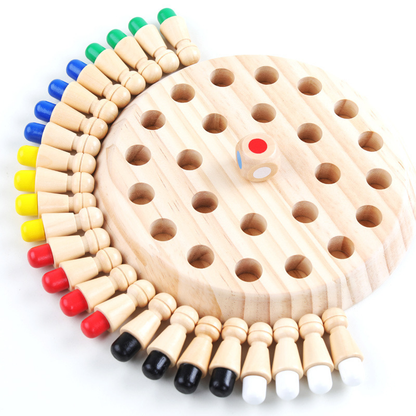 Jeu de mémoire en bois pour enfant