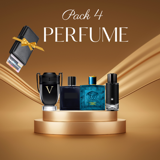 Pack 4 Parfums Avec Cadeau