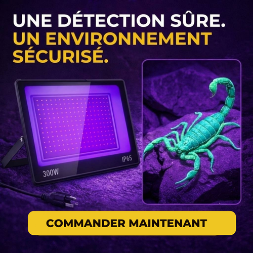 Projecteur UV Anti-Scorpions 300W