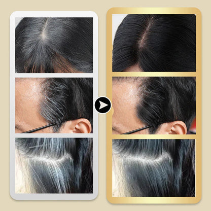 Teinte de cheveux au peigne