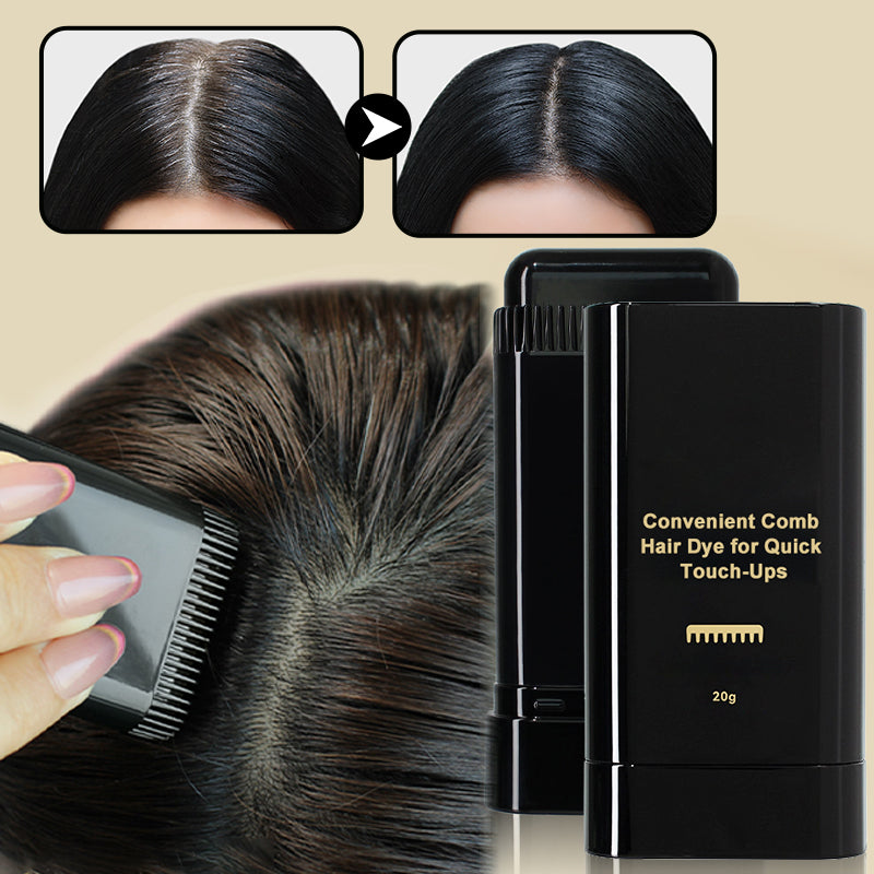 Teinte de cheveux au peigne